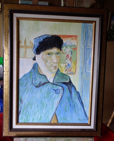 Autoportrait à l'estampe