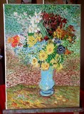 Bouquet d'anémones et marguerites